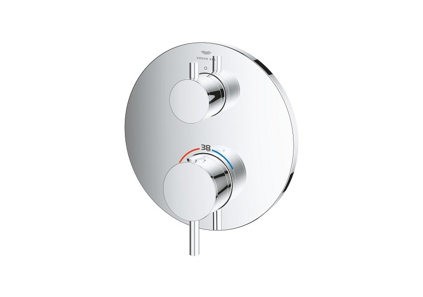 Atrio mitigeur thermostatique 1 sortie avec vanne d'arrêt Chromé - 24357000 - Grohe