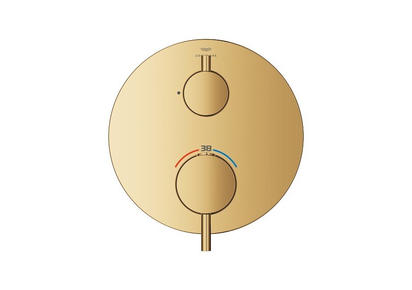 Atrio mitigeur thermostatique 1 sortie avec vanne d'arrêt Cool Sunrise - 24357GL0 - Grohe