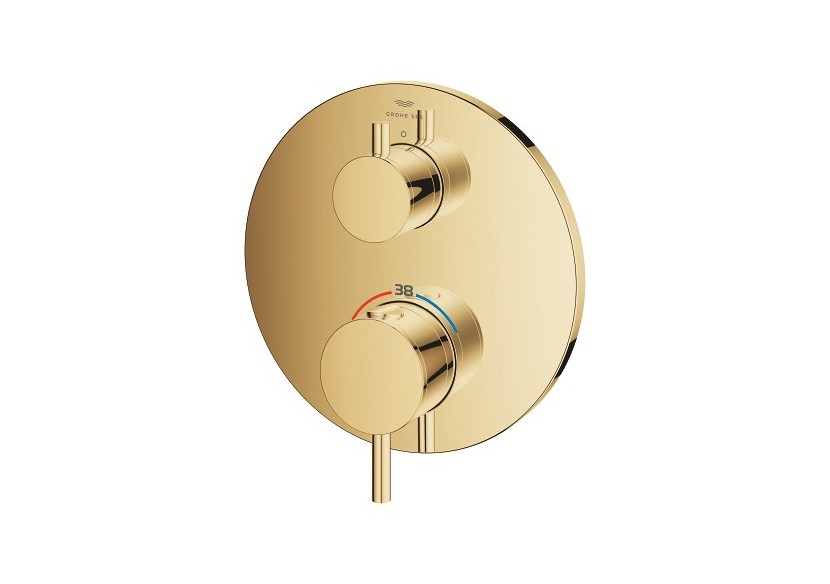 Atrio mitigeur thermostatique 1 sortie avec vanne d'arrêt Cool Sunrise - 24357GL0 - Grohe