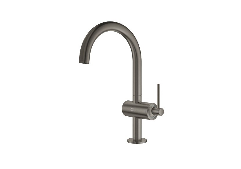 Atrio mitigeur monocommande lavabo taille l Hard Graphite brossé - 24362AL0 - Grohe