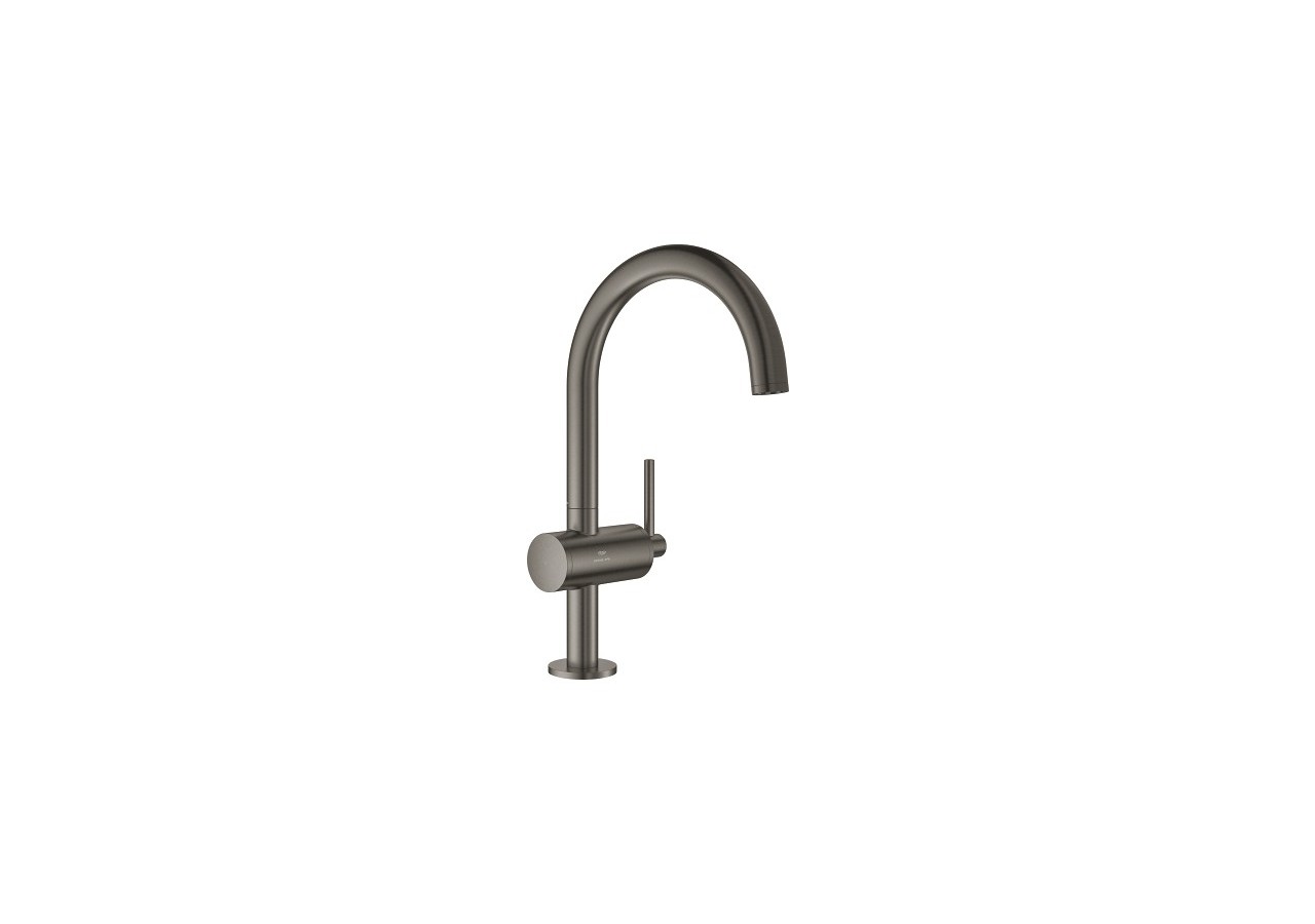 Atrio mitigeur monocommande lavabo taille l Hard Graphite brossé - 24362AL0 - Grohe