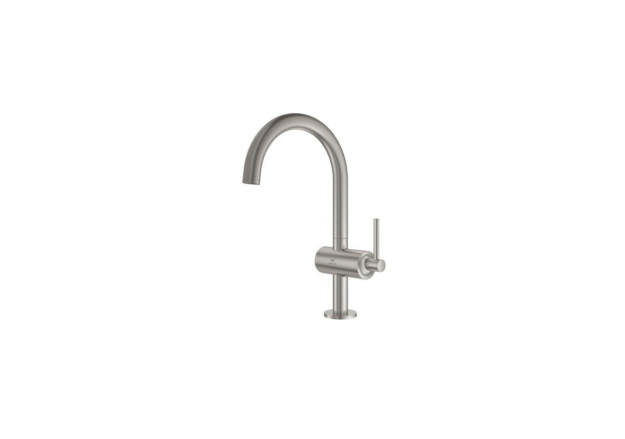 Atrio mitigeur monocommande lavabo taille l Supersteel - 24362DC0 - Grohe
