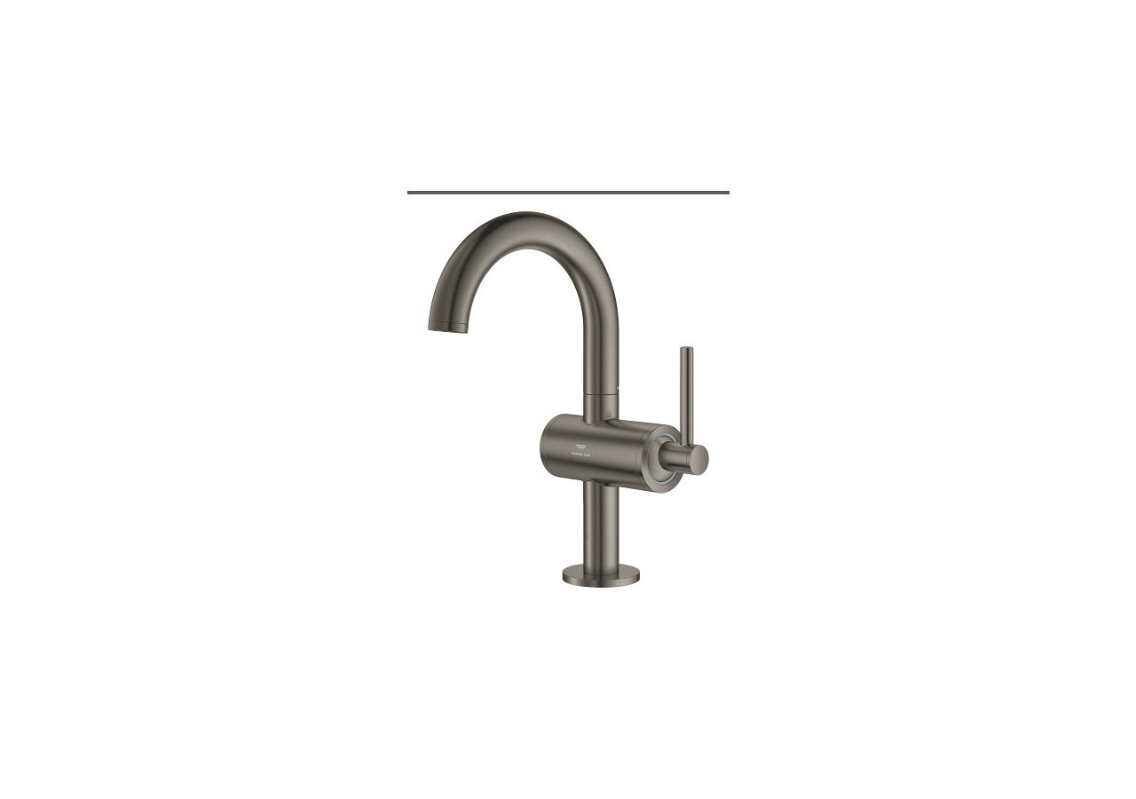 Atrio mitigeur monocommande lavabo taille m Hard Graphite brossé - 24363AL0 - Grohe