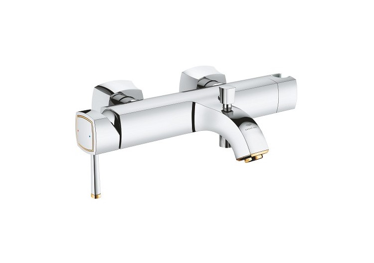 Grandera mitigeur monocommande bain / douche Chromé/doré - 24374IG0 - Grohe 2