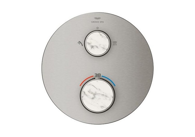 Atrio collection privée mitigeur thermostatique 2 sorties avec vanne débit + inverseur intégré- 24396DC0 - Grohe