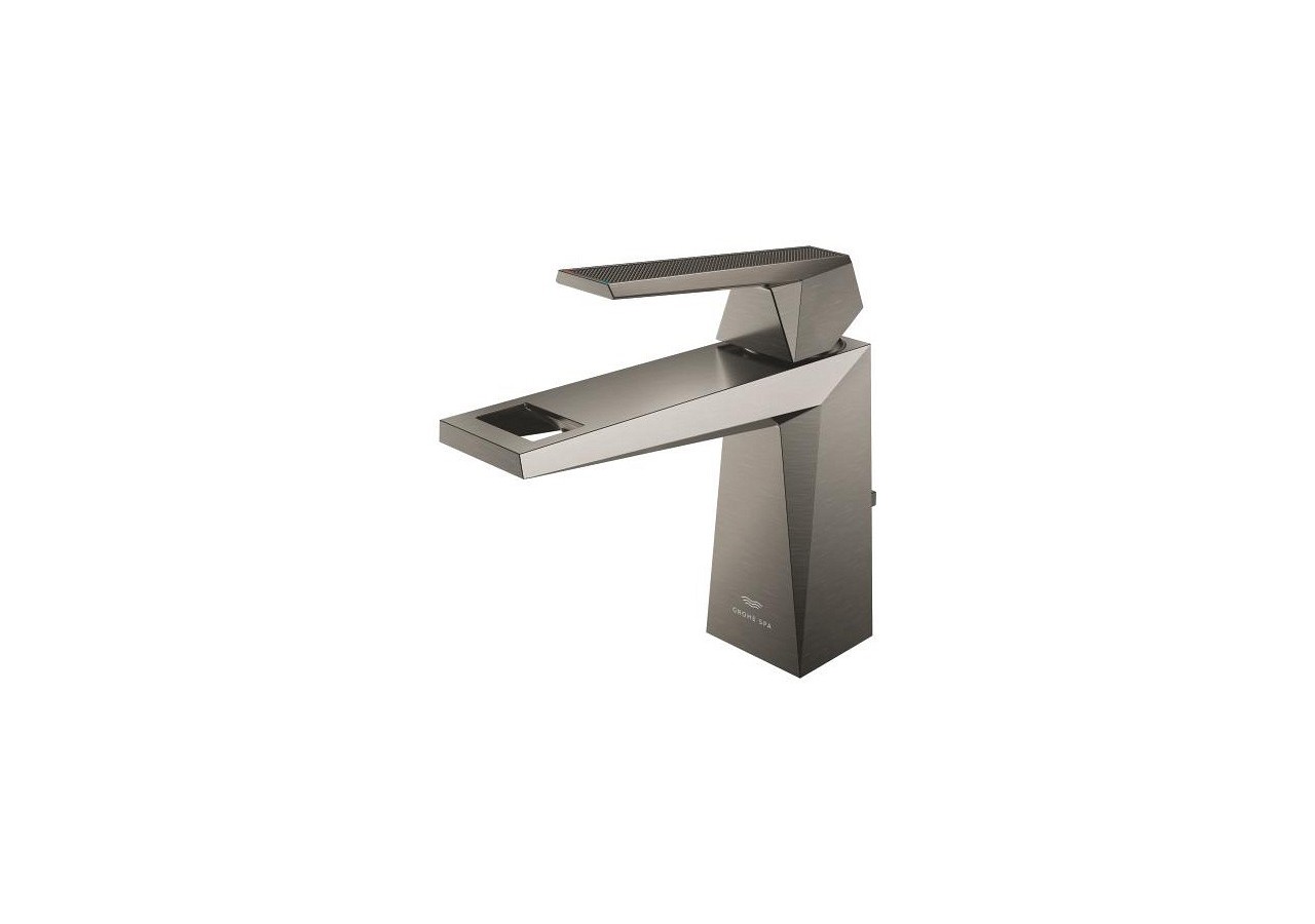 Allure brillant collection privée mitigeur monocommande lavabo taille m Hard Graphite brossé - 24397AL0 - Grohe