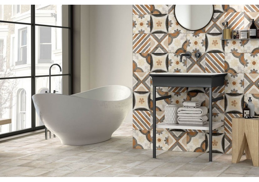 Carrelage 900 imitation carreau de ciment