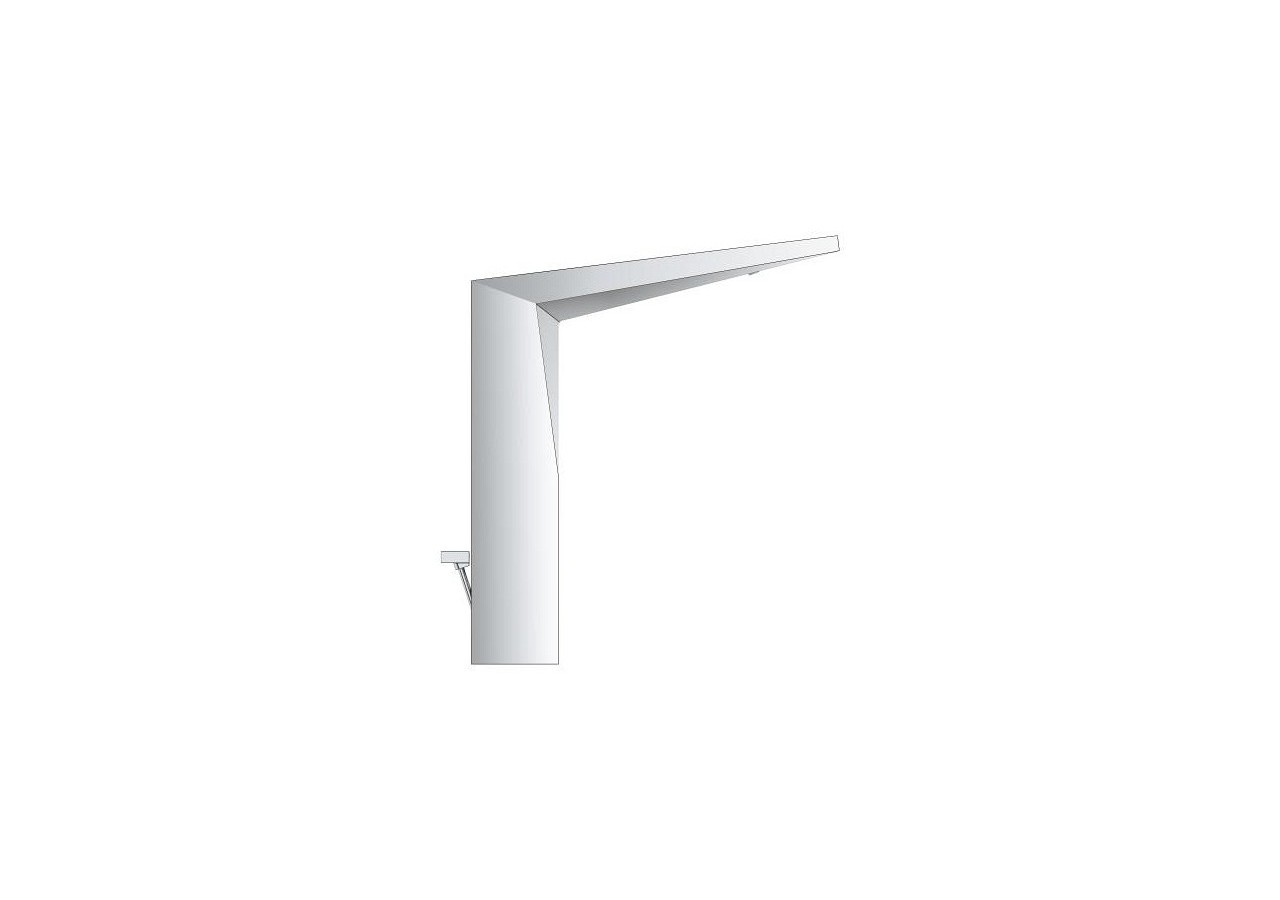Allure brillant collection privée mitigeur monocommande lavabo taille l Chromé - 24400000 - Grohe