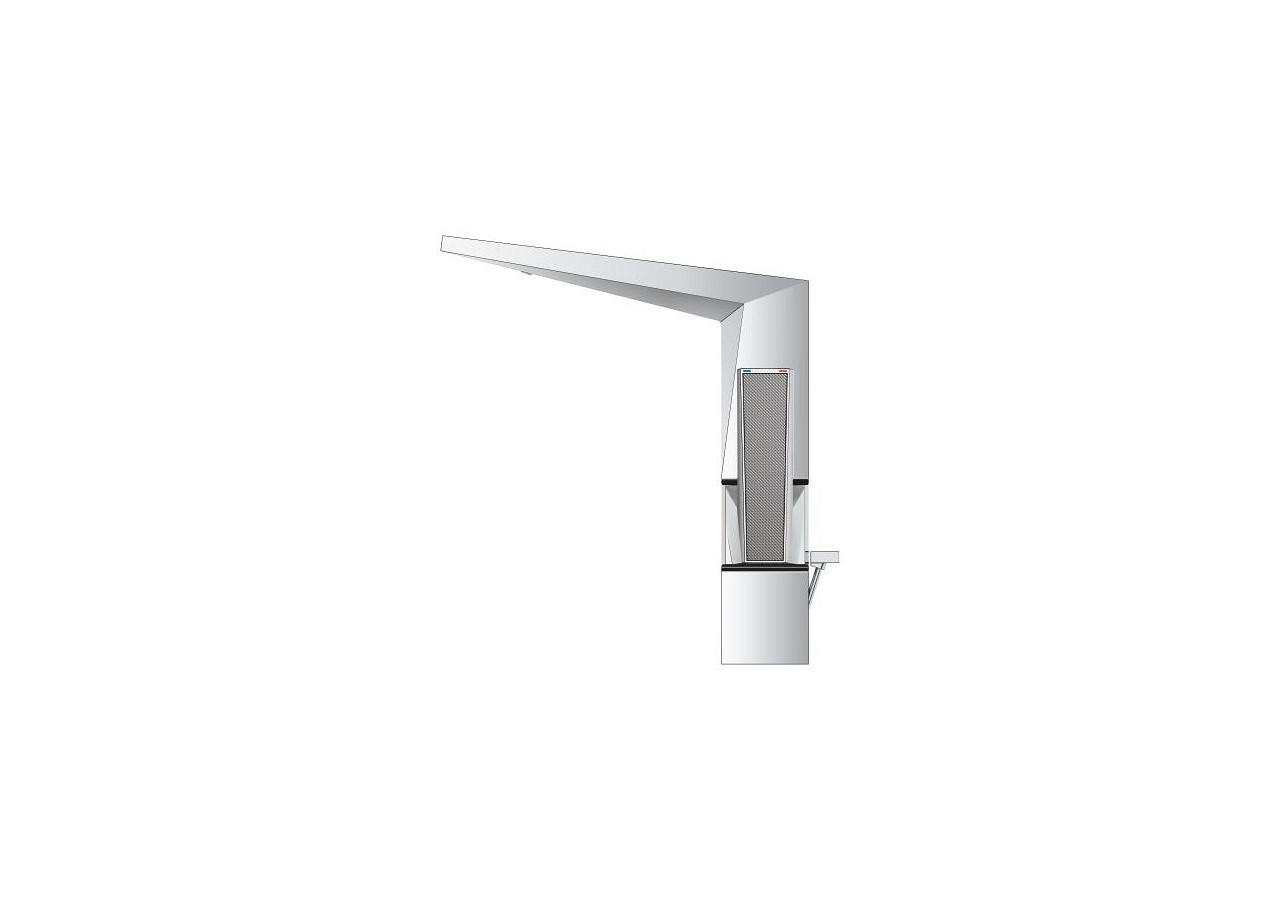 Allure brillant collection privée mitigeur monocommande lavabo taille l Chromé - 24400000 - Grohe