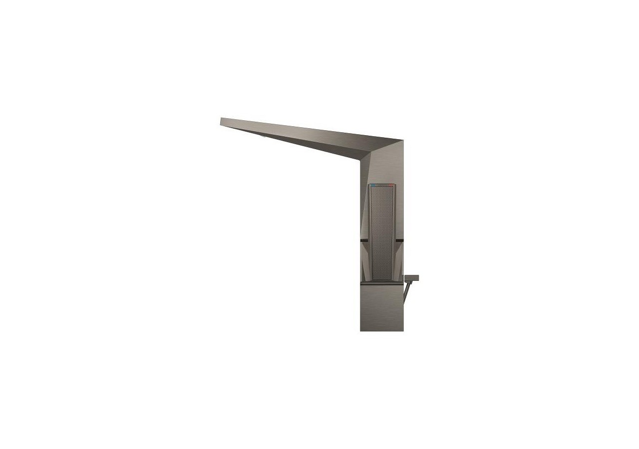 Allure brillant collection privée mitigeur monocommande lavabo taille l Hard Graphite brossé - 24400AL0 - Grohe
