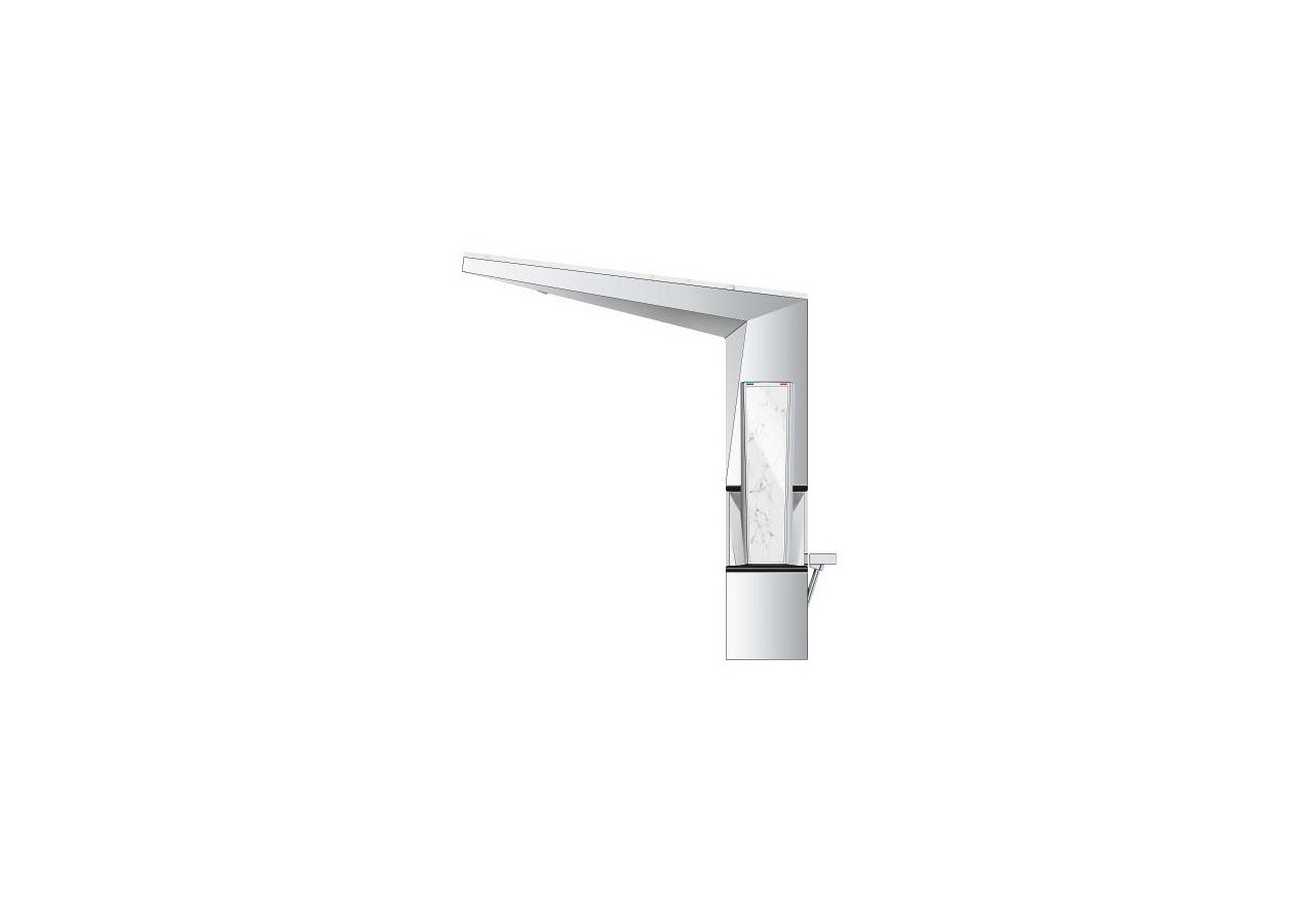 Allure brillant collection privée mitigeur monocommande lavabo taille l Chromé - 24408000 - Grohe