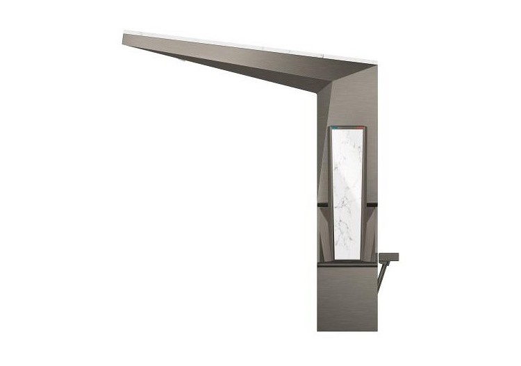 Allure brillant collection privée mitigeur monocommande lavabo taille l Hard Graphite brossé - 24408AL0 - Grohe 2