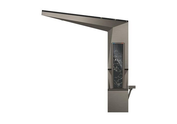 Allure brillant collection privée mitigeur monocommande lavabo taille l Hard Graphite brossé - 24414AL0 - Grohe 2