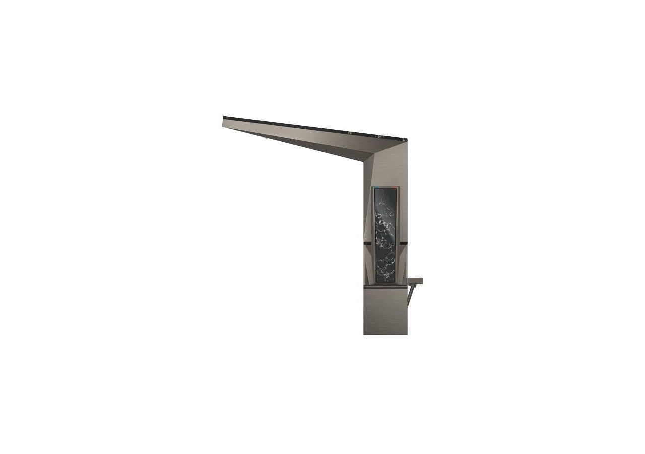 Allure brillant collection privée mitigeur monocommande lavabo taille l Hard Graphite brossé - 24414AL0 - Grohe
