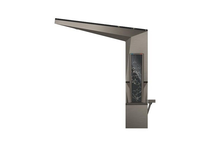 Allure brillant collection privée mitigeur monocommande lavabo taille l Hard Graphite brossé - 24414AL0 - Grohe