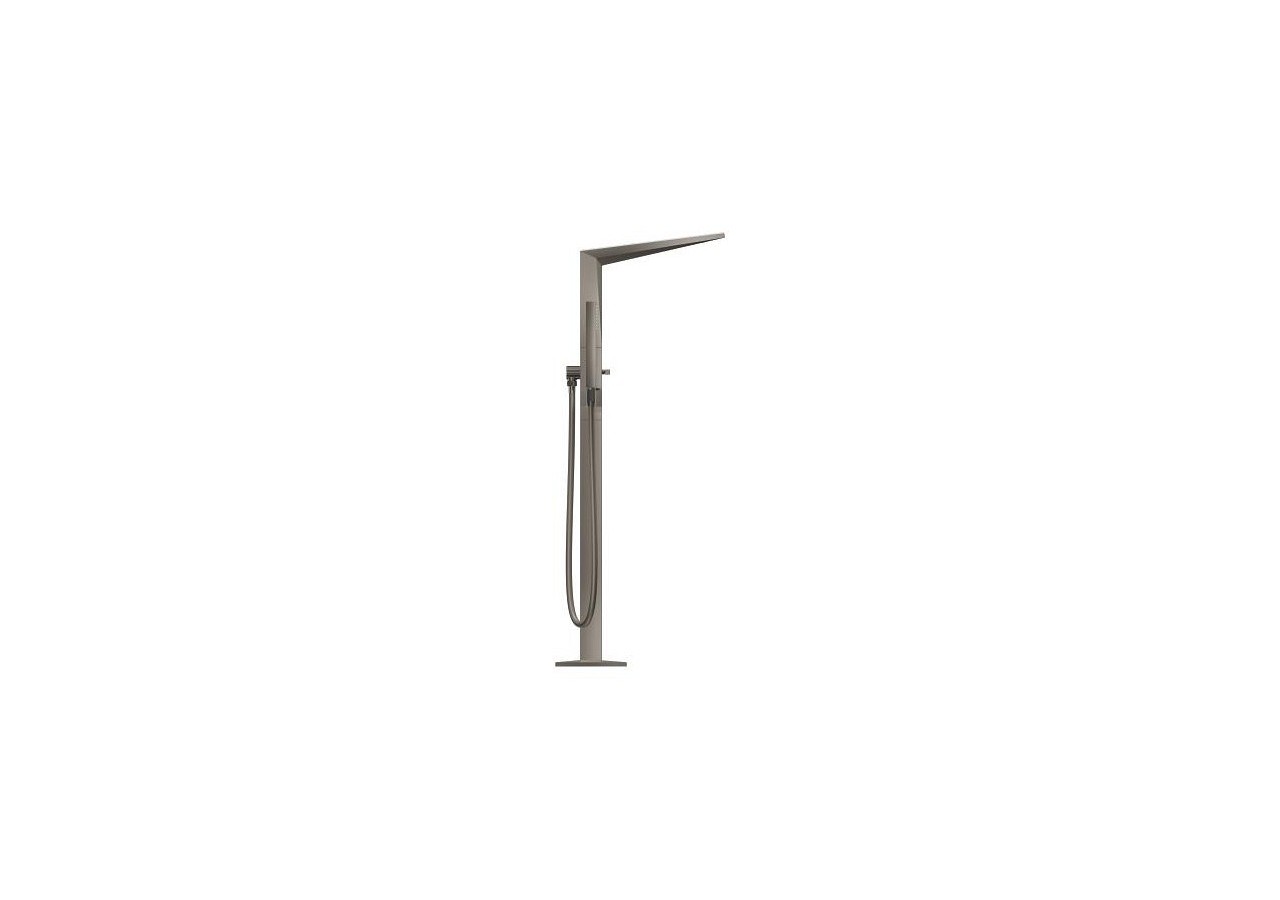 Allure brillant collection privée mitigeur monocommande bain/douche hors sol Hard Graphite brossé - 24423AL0 - Grohe