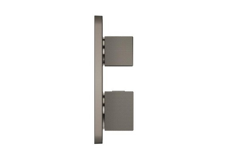 Allure brillant mitigeur thermostatique 2 sorties inverseur douche de tête/douchette Hard Graphite brossé - 24428AL0 - Grohe 2