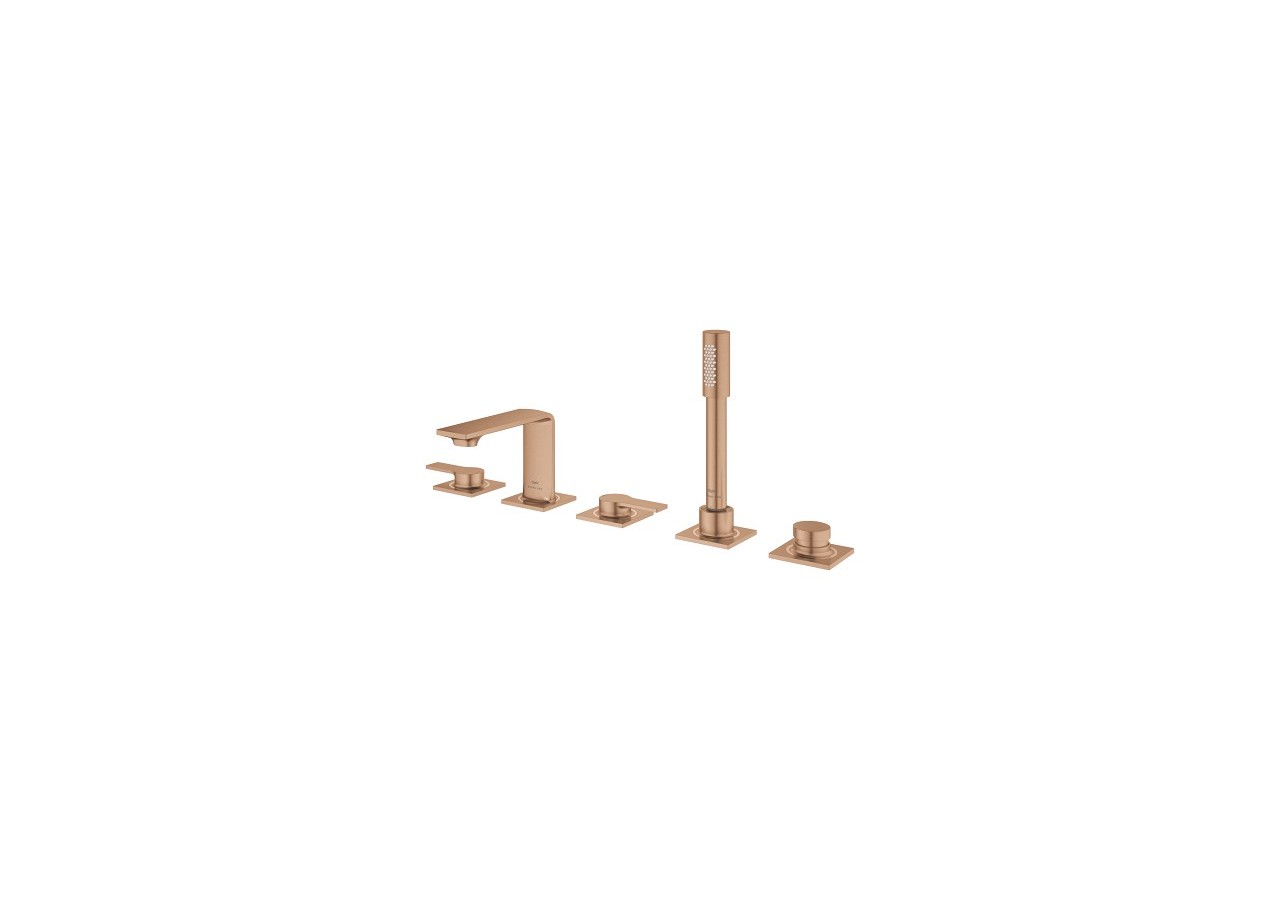 Allure mélangeur bain/douche 5 trous Warm Sunset brossé - 25221DL1 - Grohe