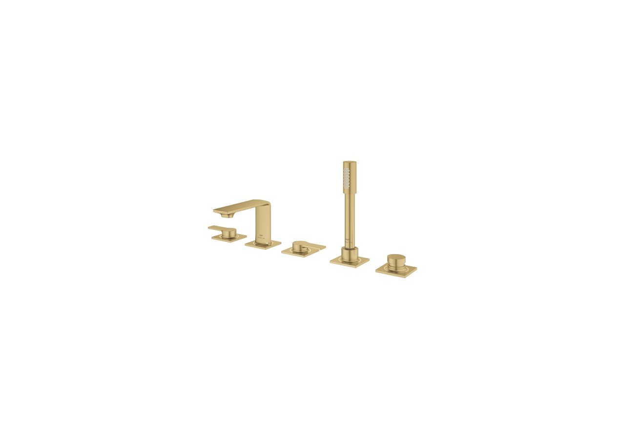 Allure mélangeur bain/douche 5 trous Cool Sunrise brossé - 25221GN1 - Grohe