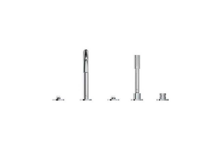 Atrio collection privée mélangeur bain/douche 5 trous Chromé - 25224000 - Grohe 2