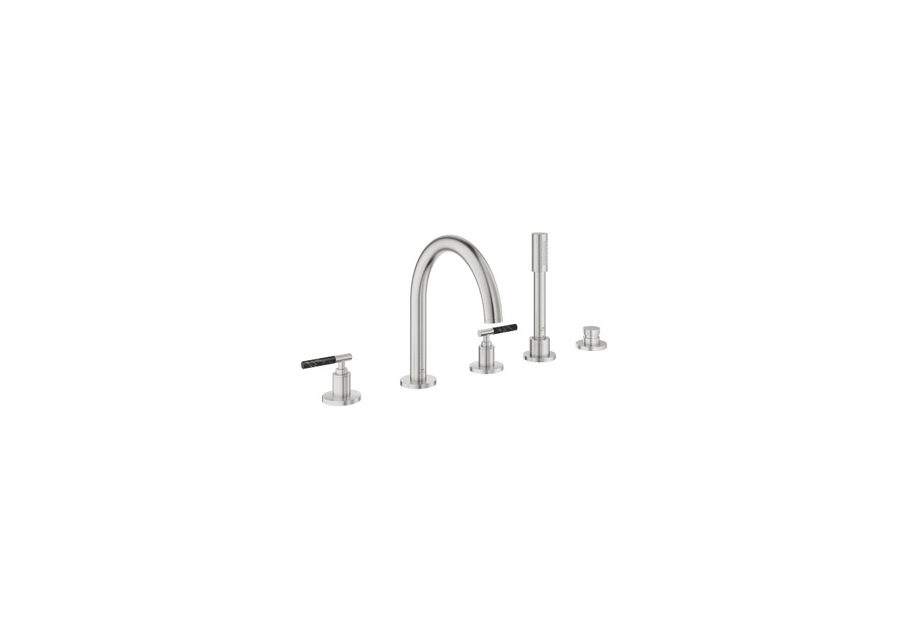 Atrio collection privée mélangeur bain/douche 5 trous Supersteel - 25224DC0 - Grohe