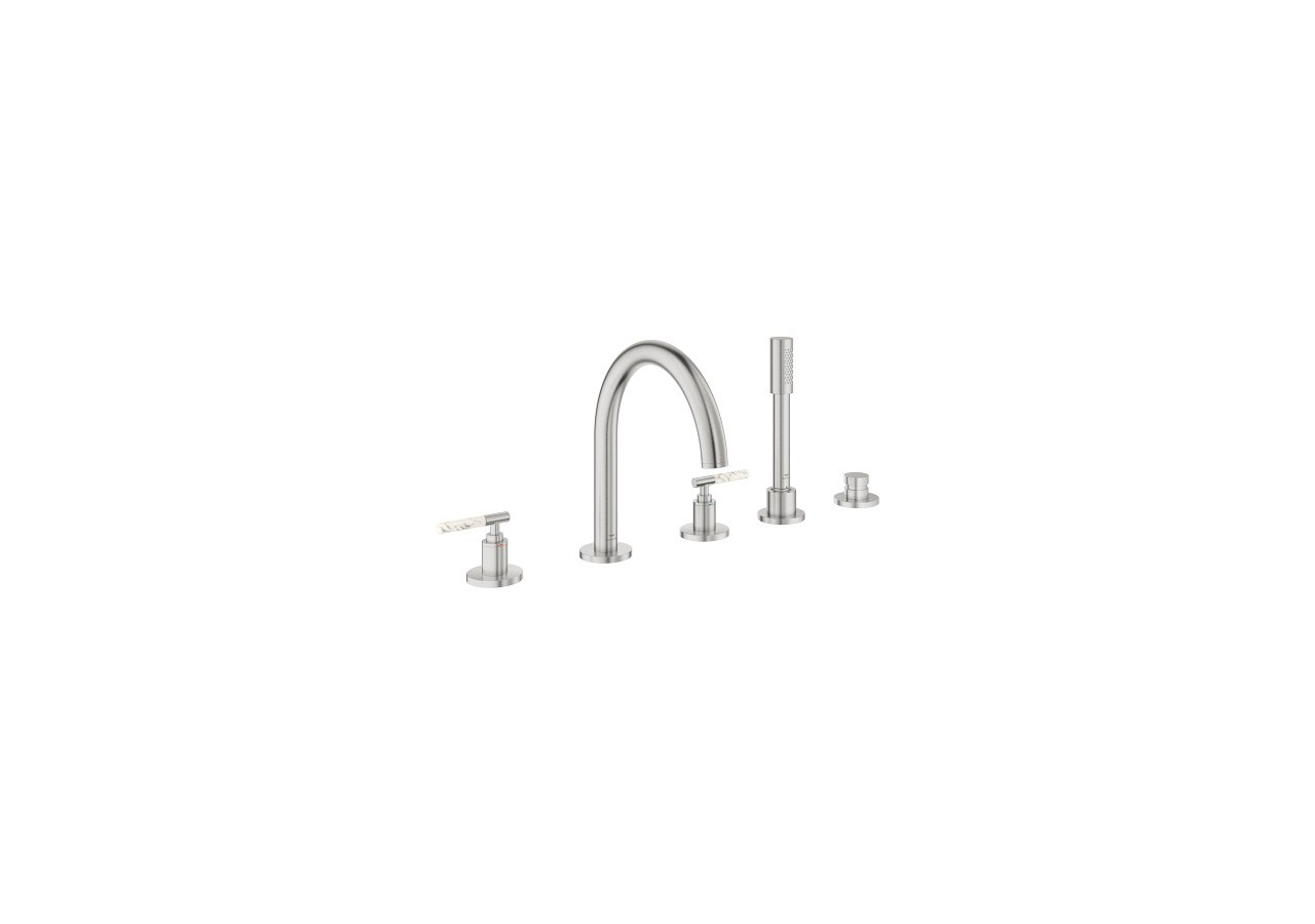 Atrio collection privée mélangeur bain/douche 5 trous Supersteel - 25224DC0 - Grohe