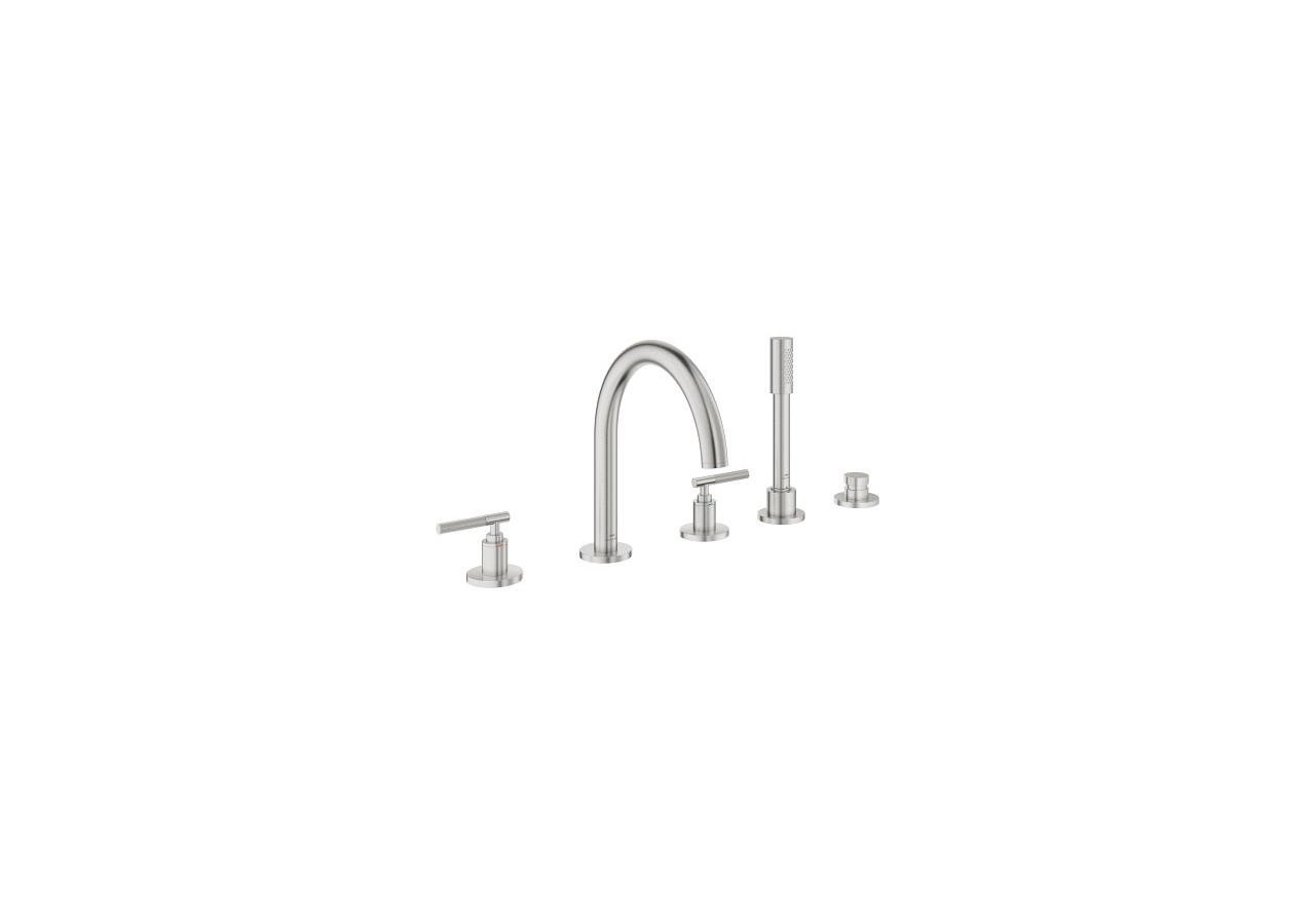 Atrio collection privée mélangeur bain/douche 5 trous Supersteel - 25224DC0 - Grohe