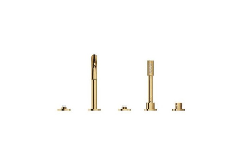 Atrio collection privée mélangeur bain/douche 5 trous Cool Sunrise - 25224GL0 - Grohe 2