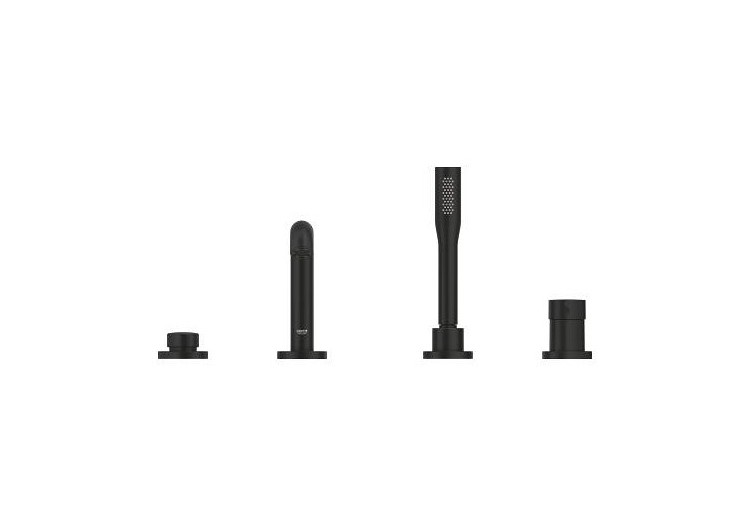 Essence mitigeur bain/douche 4 trous Phantom Black - 25251KF1 - Grohe