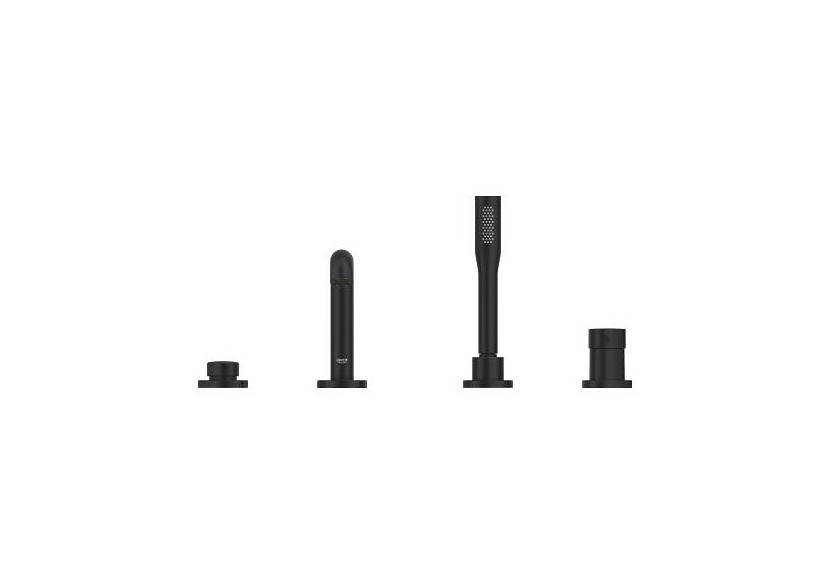 Essence mitigeur bain/douche 4 trous Phantom Black - 25251KF1 - Grohe