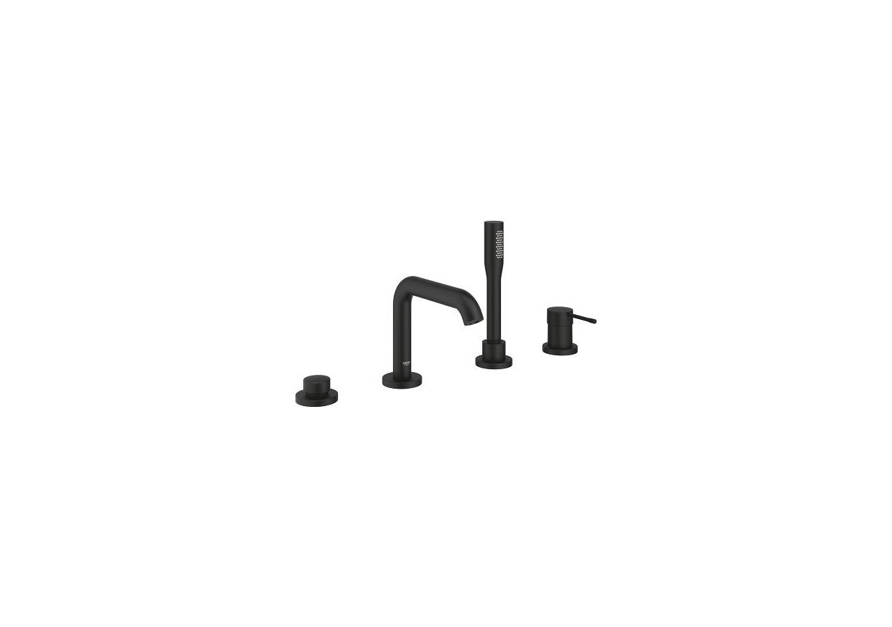 Essence mitigeur bain/douche 4 trous Phantom Black - 25251KF1 - Grohe
