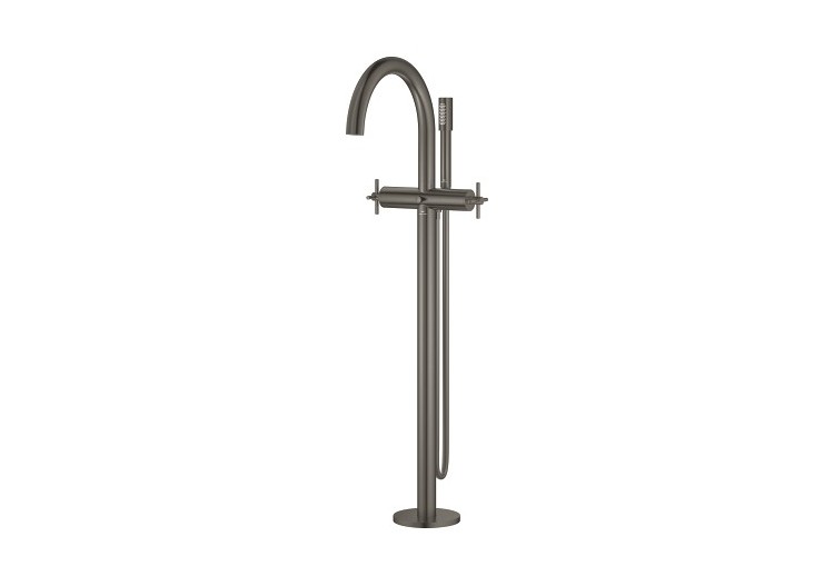 Atrio mélangeur bain/douche Hard Graphite brossé - 25272AL0 - Grohe
