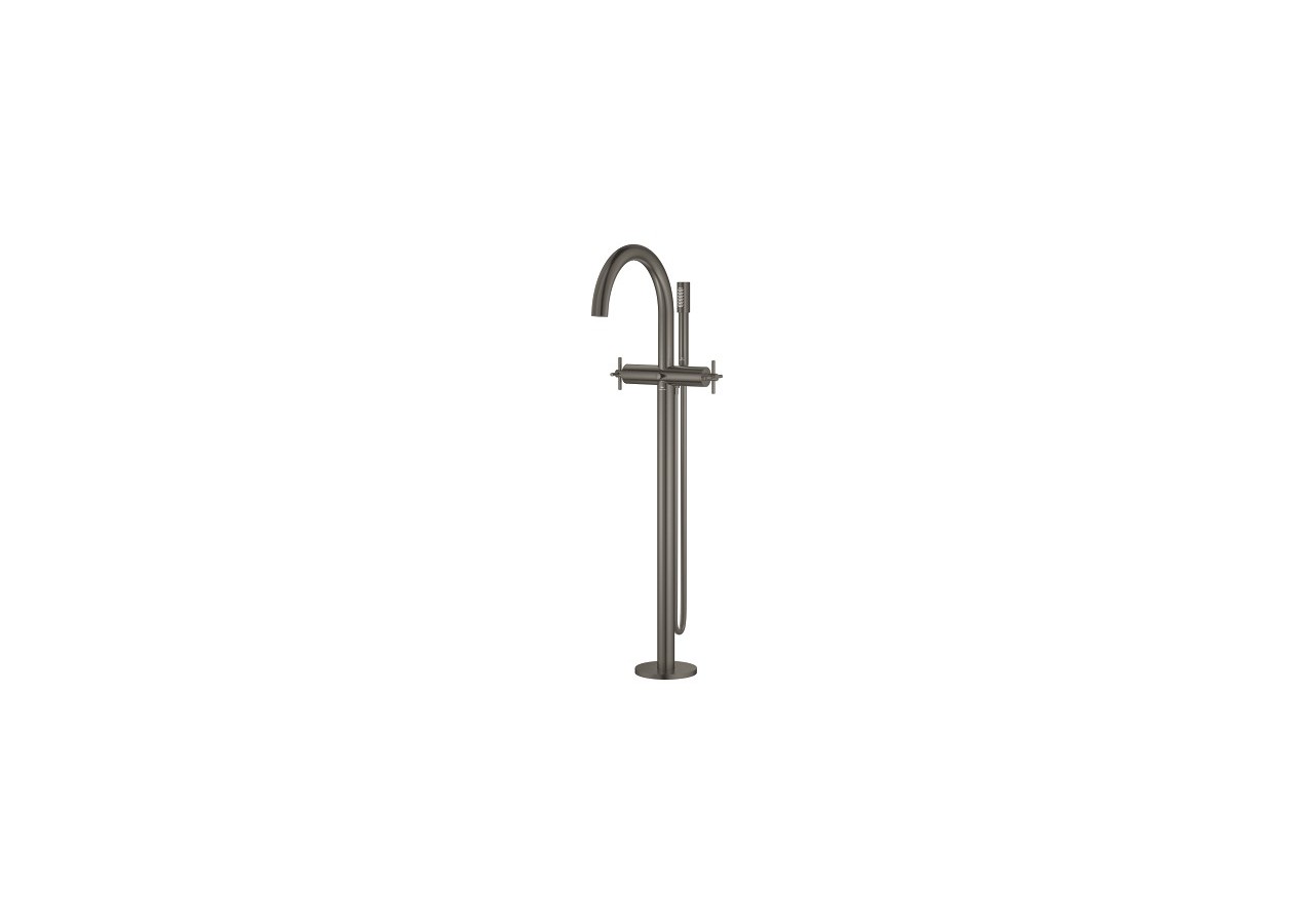 Atrio mélangeur bain/douche Hard Graphite brossé - 25272AL0 - Grohe
