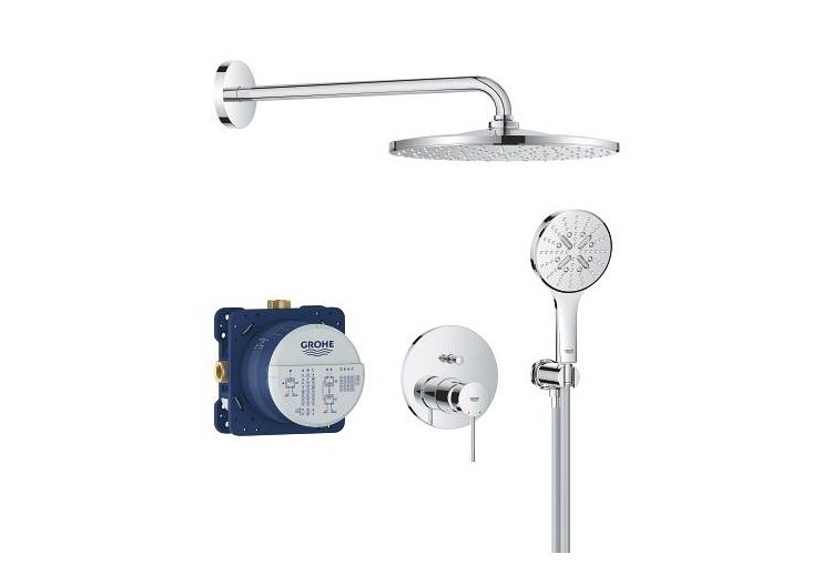 Essence ensemble de douche encastré avec rainshower mono 310 Chromé - 25287000 - Grohe 2