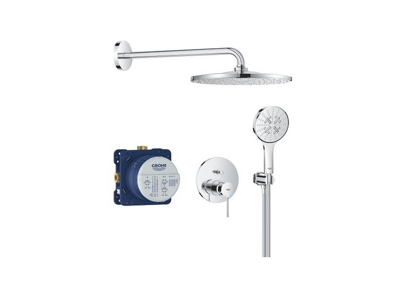 Essence ensemble de douche encastré avec rainshower mono 310 Chromé - 25287000 - Grohe