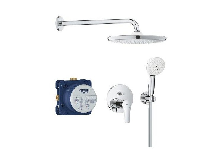 Eurosmart ensemble de douche encastré avec tempesta 250 Chromé - 25288000 - Grohe 2