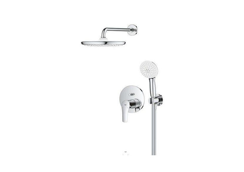 Eurosmart ensemble de douche encastré avec tempesta 250 Chromé - 25288000 - Grohe