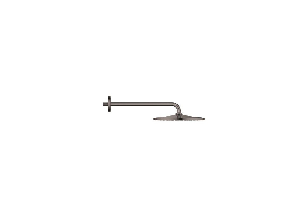 Rainshower mono 310 ensemble douche de tête et bras 422 mm, 1 jet Hard Graphite - 26558A00 - Grohe