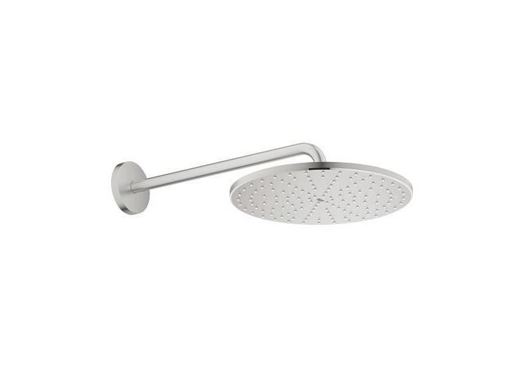 Rainshower mono 310 ensemble douche de tête et bras 422 mm, 1 jet Supersteel - 26558DC0 - Grohe