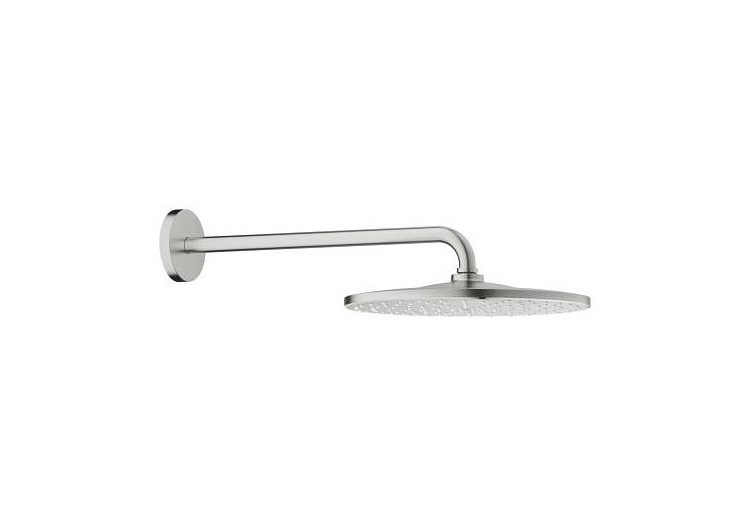 Rainshower mono 310 ensemble douche de tête et bras 422 mm, 1 jet Supersteel - 26558DC0 - Grohe 2