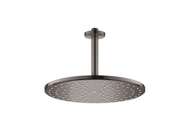 Rainshower mono 310 ensemble douche de tête et bras plafonnier 142 mm, 1 jet Hard Graphite - 26560A00 - Grohe