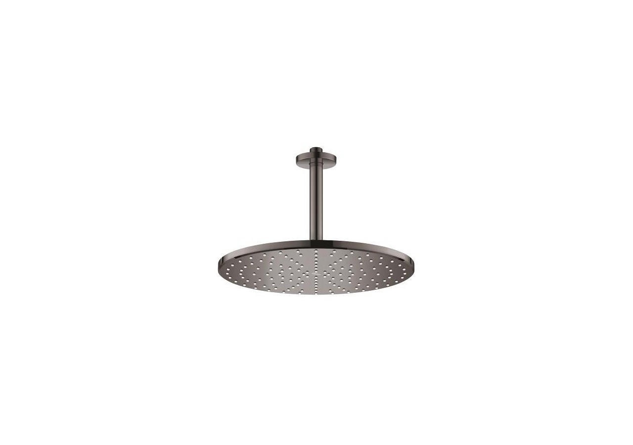 Rainshower mono 310 ensemble douche de tête et bras plafonnier 142 mm, 1 jet Hard Graphite - 26560A00 - Grohe