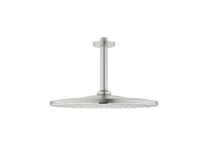 Rainshower mono 310 ensemble douche de tête et bras plafonnier 142 mm, 1 jet Supersteel - 26560DC0 - Grohe