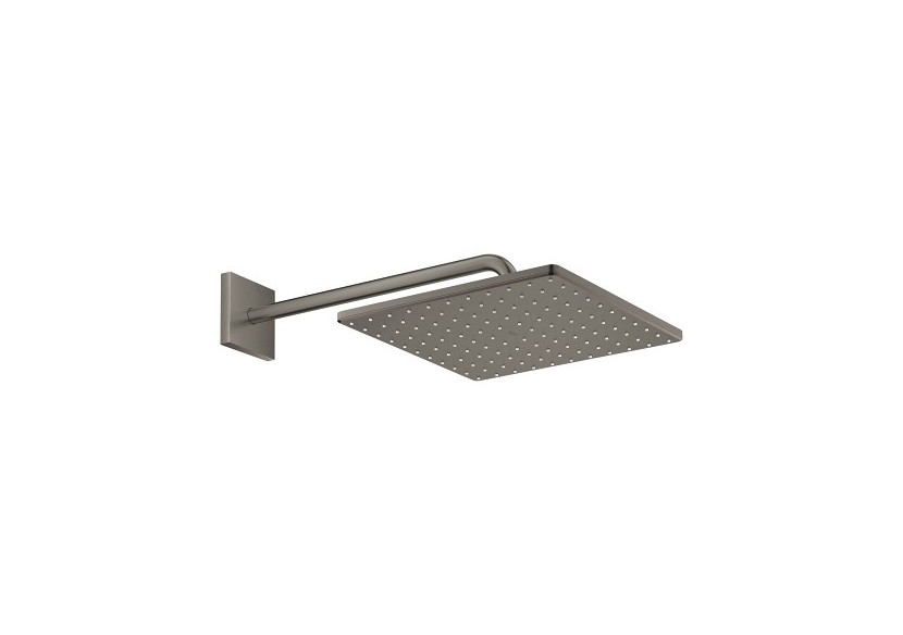 Rainshower mono 310 cube ensemble douche de tête et bras 422 mm, 1 jet Hard Graphite brossé - 26564AL0 - Grohe