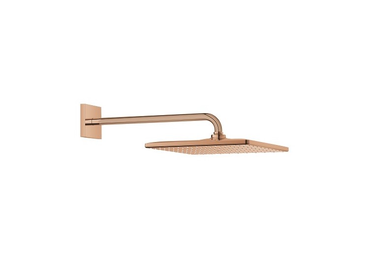 Rainshower mono 310 cube ensemble douche de tête et bras 422 mm, 1 jet Warm Sunset - 26564DA0 - Grohe 2