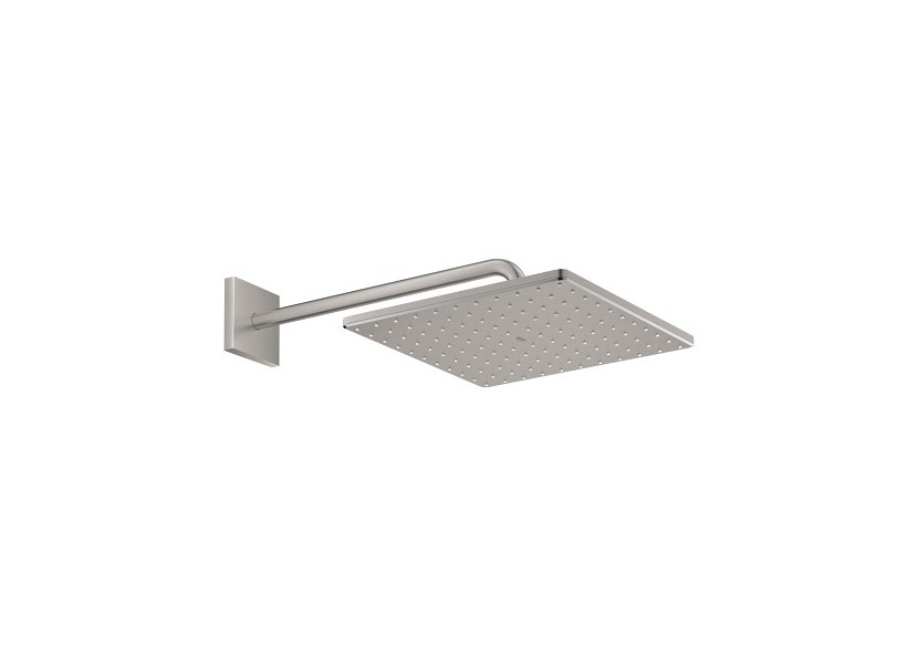 Rainshower mono 310 cube ensemble douche de tête et bras 422 mm, 1 jet Supersteel - 26564DC0 - Grohe