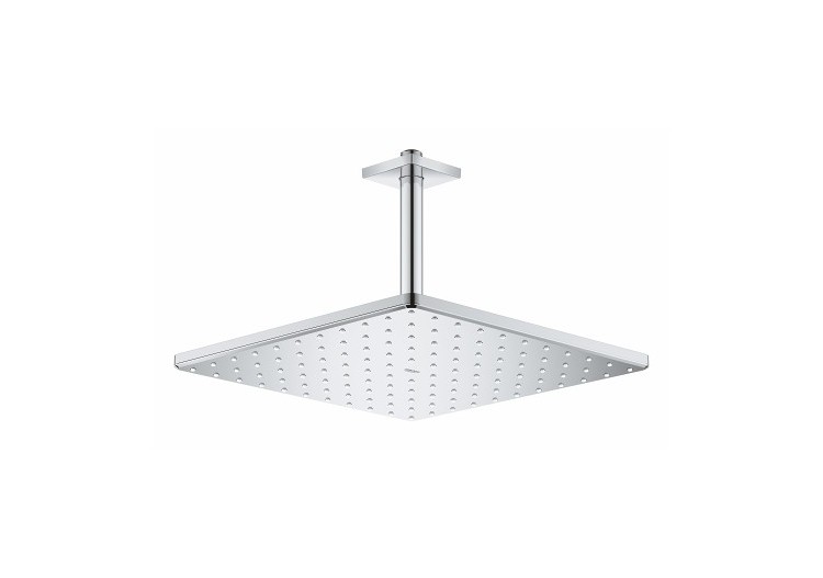 Rainshower mono 310 cube ensemble douche de tête et bras plafonnier 142 mm, 1 jet Chromé - 26566000 - Grohe