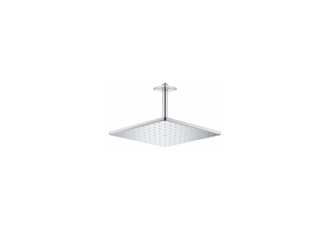 Rainshower mono 310 cube ensemble douche de tête et bras plafonnier 142 mm, 1 jet Chromé - 26566000 - Grohe
