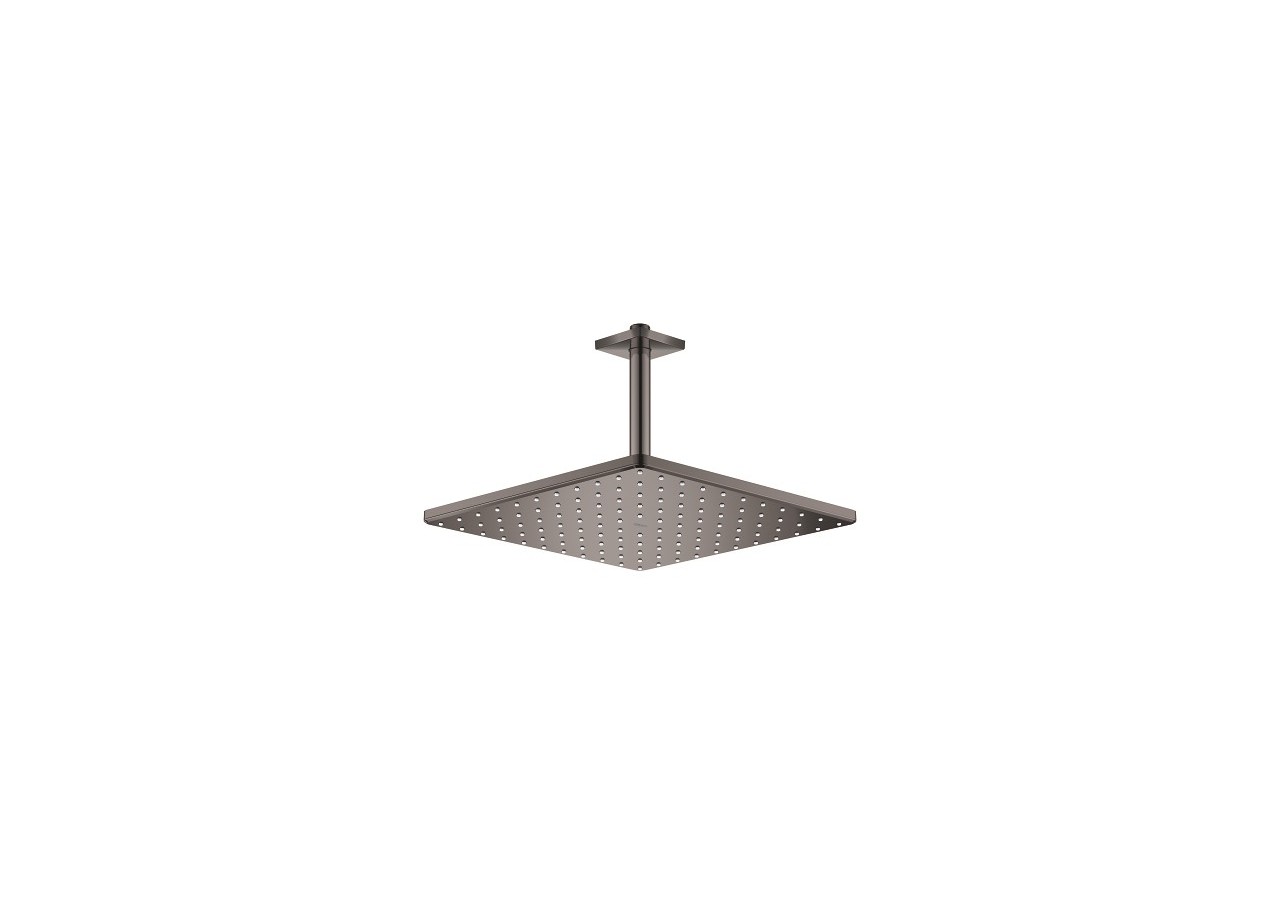 Rainshower mono 310 cube ensemble douche de tête et bras plafonnier 142 mm, 1 jet Hard Graphite - 26566A00 - Grohe