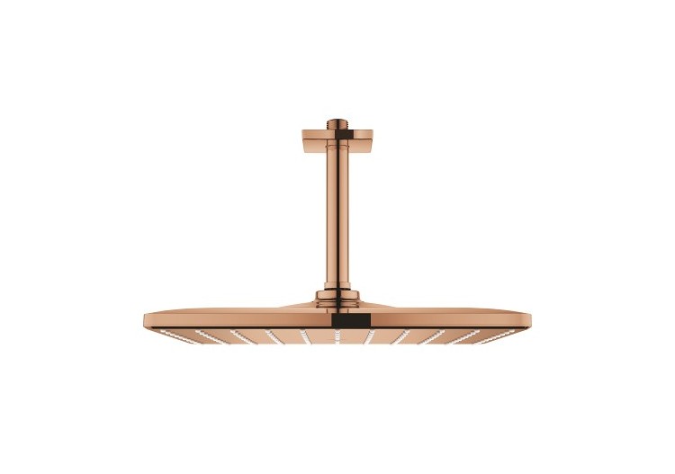 Rainshower mono 310 cube ensemble douche de tête et bras plafonnier 142 mm, 1 jet Warm Sunset - 26566DA0 - Grohe 2